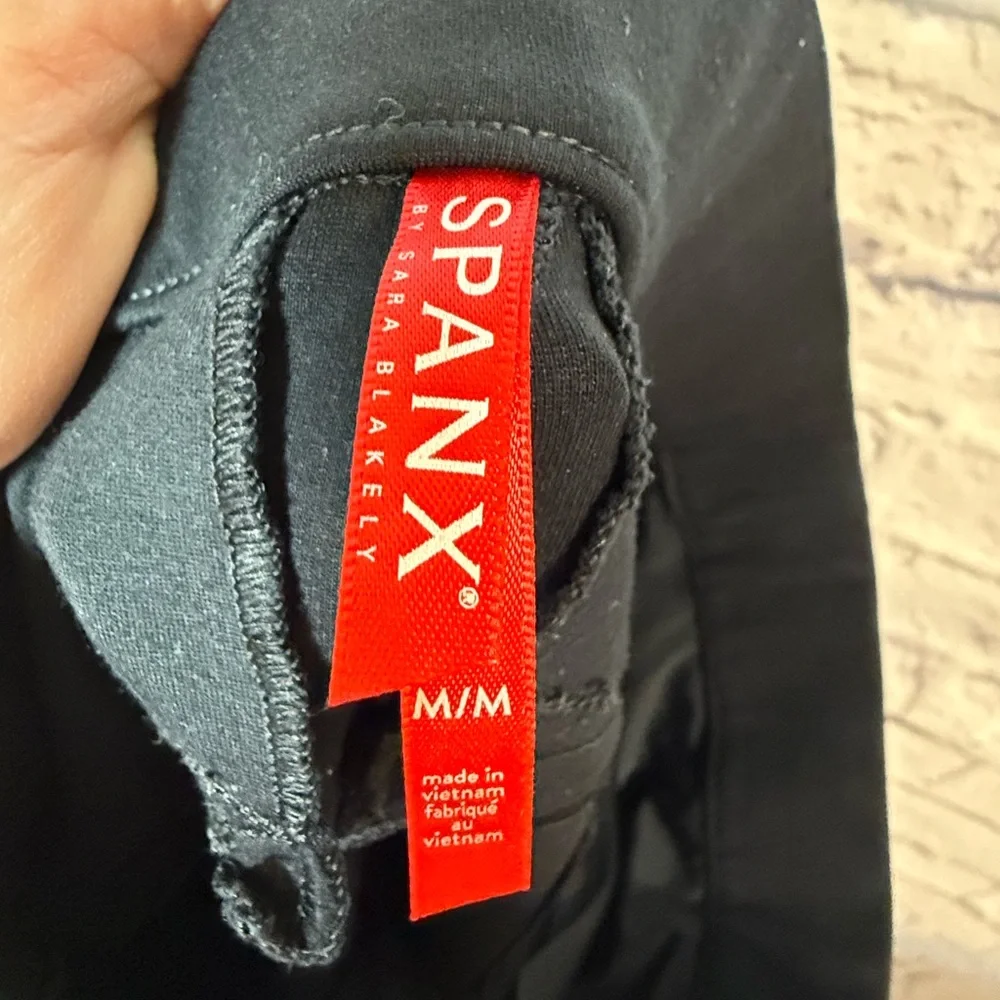 Spanx Perfectly Black Pant-Back Seam Skinny Pant, Med